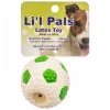 Lil Pals Latex Mini Soccer Ball For Dogs - Green & White