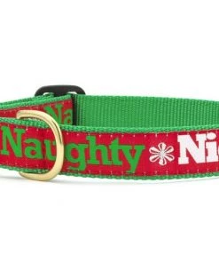 Up Country Naughty And Nice Dog Collar
