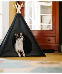 Dog Pet PLAY Teepee Navy Blue