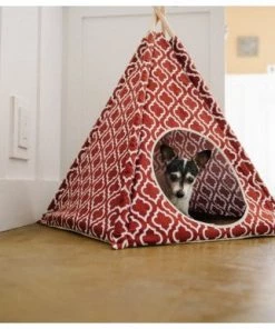 Dog Pet PLAY Teepee Denim