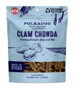 Polka Dog Clam Chowda Dog Treats 5oz