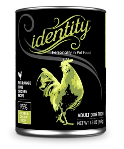 Identity Pet Nutrition Identity 95% Free-Range Cobb Chicken Wet Dog Food 13oz