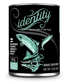 Identity Pet Nutrition Identity 95% Sustainable Atlantic Salmon & Herring Wet Dog Food 13oz