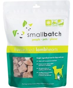 Smallbatch Freeze Dried Lamb Hearts 3.5oz Dog