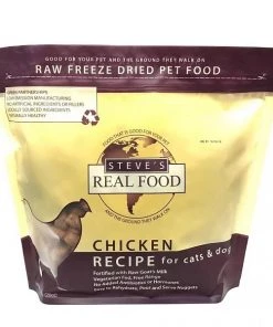 Steve's Real Food Freeze Dried Chicken Diet For Cats And Dogs