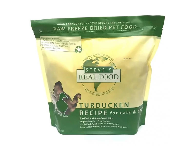 Steve's Real Food Freeze Dried Turducken For Cats And Dogs 3 Steve's Real Food Freeze Dried Turducken For Cats And Dogs