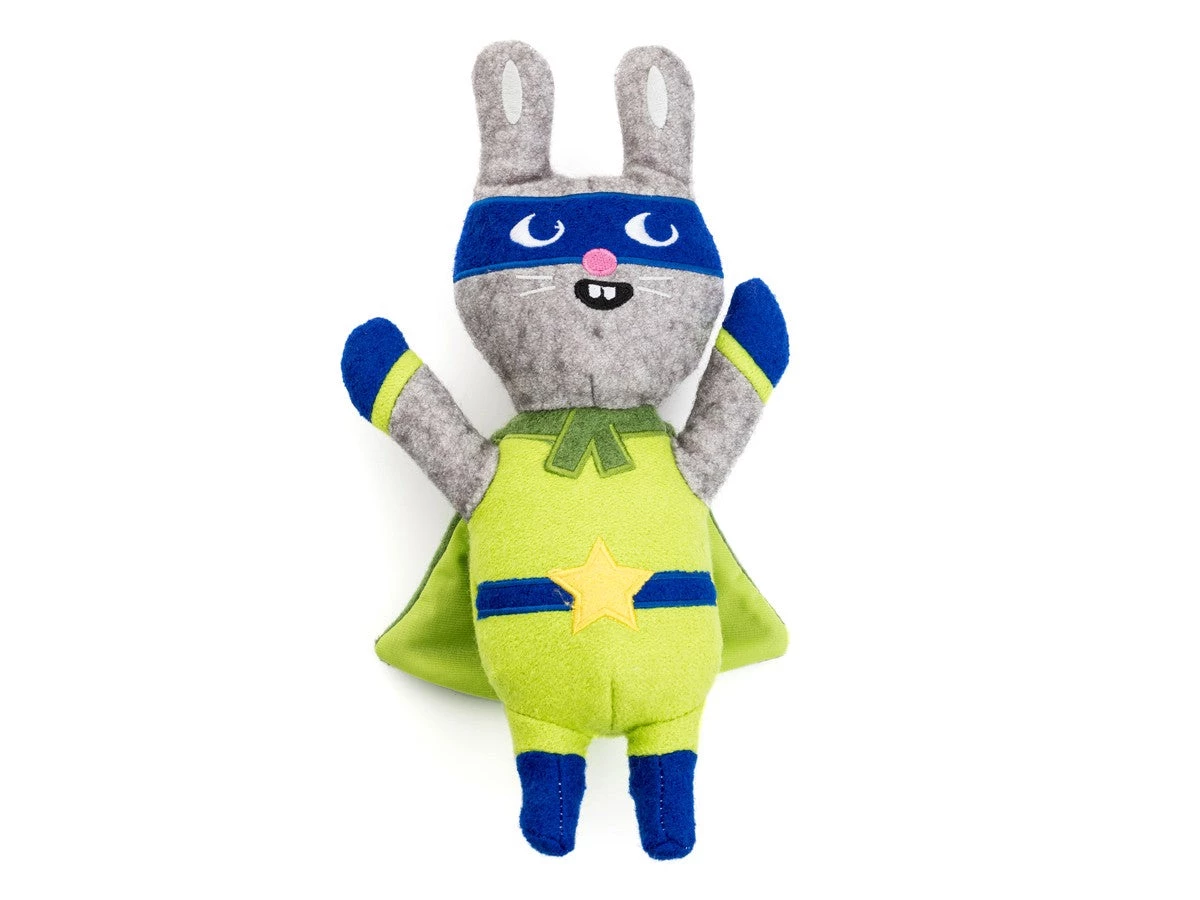 Jax & Bones Jump Jax Rabbit Woolie Dog Squeaker Toy 3 Jax & Bones Jump Jax Rabbit Woolie Dog Squeaker Toy