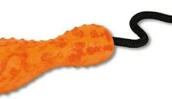 Ruffwear Gourdo Rubber Throw Toy Orange Sunset