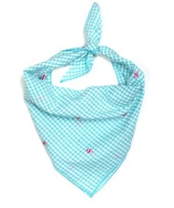 Worthy Dog Flamingo Bandana Clothes & Accessories