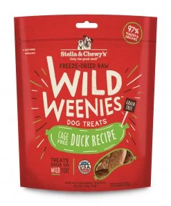 Stella & Chewy's Wild Weenies Freeze-Dried Duck Dog Treats 3.25oz