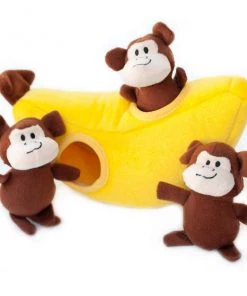 Furly's Pet Supply Dog Zippy Burrow Monkey 'n Banana